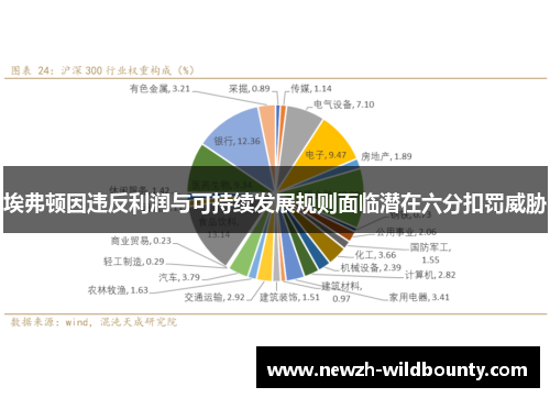埃弗顿因违反利润与可持续发展规则面临潜在六分扣罚威胁